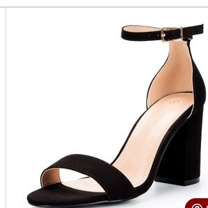 COASIS Women's Heeled Sandals Open Toe Ankle Strap 3.5 Inch, size 10 new in box